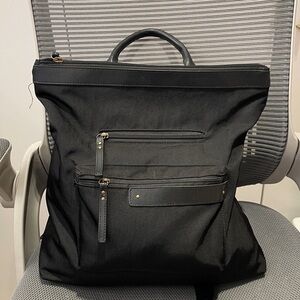 Highway Handbags Mini Backpack Japanese Nylon & Leather Black Minimalist Travel